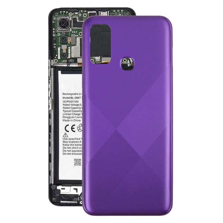 Rückseite des Akkudeckels Infinix Hot 9 Play X680 (Lila) Original