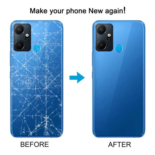 Couvercle arrière de batterie Infinix Smart 6 Plus India X6823 (Bleu)