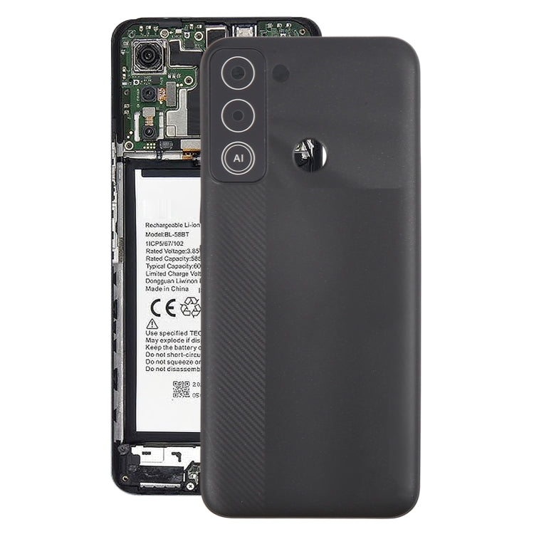 Tampa Traseira da Bateria Tecno Pop 5 Lte (Preto) Original