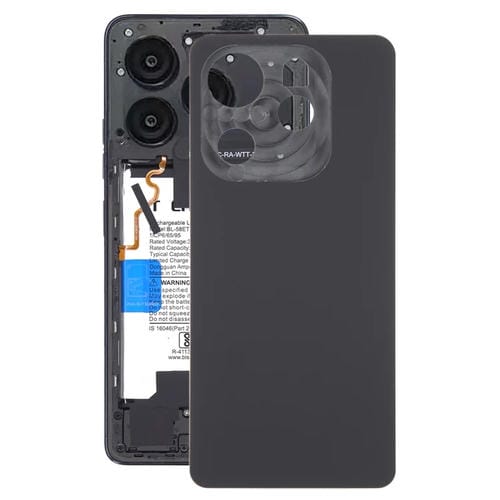 Tapa Trasera Batería Original Tecno Spark 20 Pro (Negro)