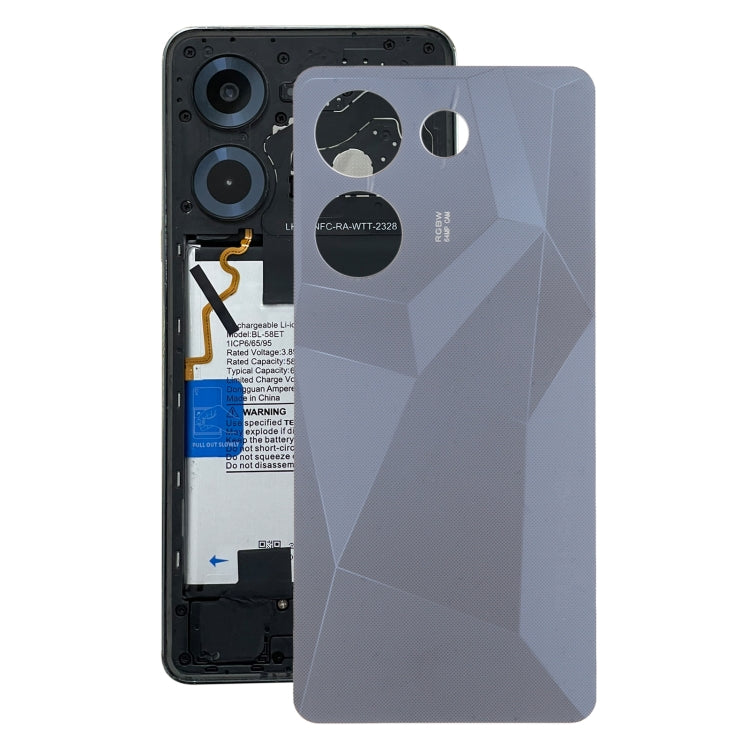 Coperchio Posteriore della Batteria Tecno Camon 20 (Nero) Originale