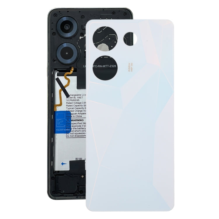 Coperchio Posteriore della Batteria Tecno Camon 20 Pro (Bianco) Originale