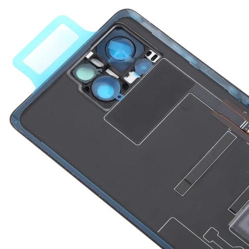 Back Battery Cover Glass Asus Rog Phone 8 Pro Ai2401 Ai2401_A with Camera Frame (Black Matte)