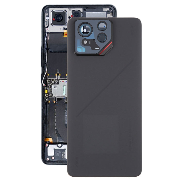 Copertura Posteriore in Vetro con Cornice Fotocamera Asus Rog Phone 9 Pro 5G (Nero Opaco)