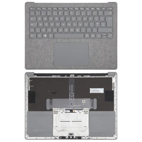 British Keyboard Housing with Touchpad Microsoft Surface Laptop 3 / 4 / 5 13.5 Inches (Gray)