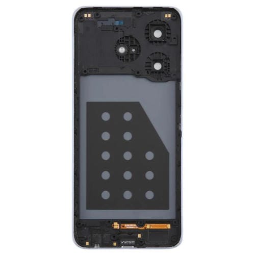 Back Glass Battery Cover with Central Frame and Camera Lens Cover ZTE Axon 60 Lite Z2356 (Purple)