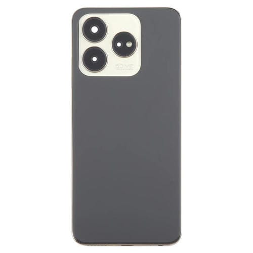 Back Glass Battery Cover with Central Frame and Camera Lens Cover ZTE Axon 60 / V60 Z2356 (Black)