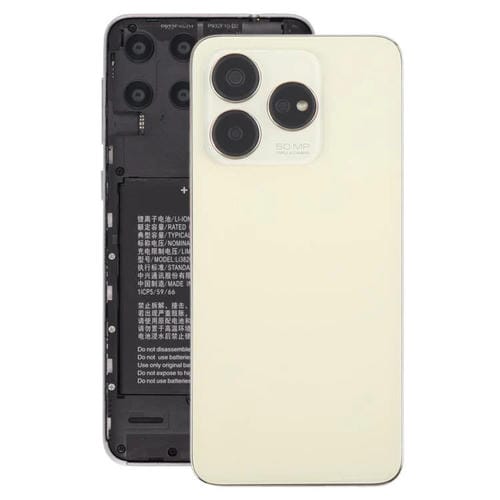 Back Glass Battery Cover with Central Frame and Camera Lens Cover ZTE Axon 60 / V60 Z2356 (Gold)