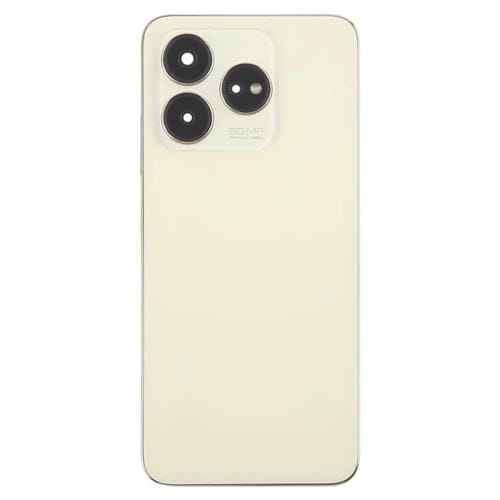 Back Glass Battery Cover with Central Frame and Camera Lens Cover ZTE Axon 60 / V60 Z2356 (Gold)