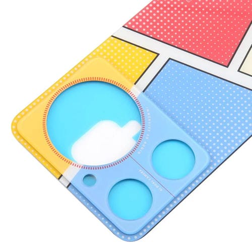 Tappo Posteriore in Vetro Batteria con Adesivo ZTE Nubia Music Z2353 (Multicolore)