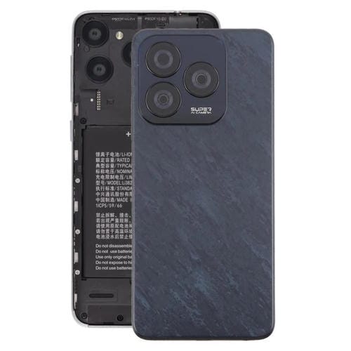 Back Battery Cover with Central Frame and Camera Lens Cover ZTE Blade A75 4G Z2359