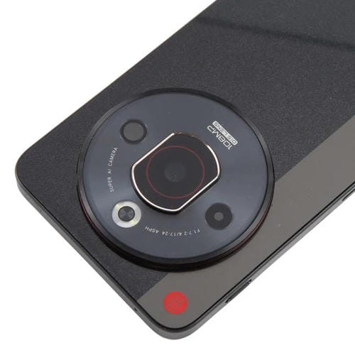 Back Glass Battery Cover with Central Frame and Camera Lens Cover ZTE Nubia Focus Pro Z2351N (Black)