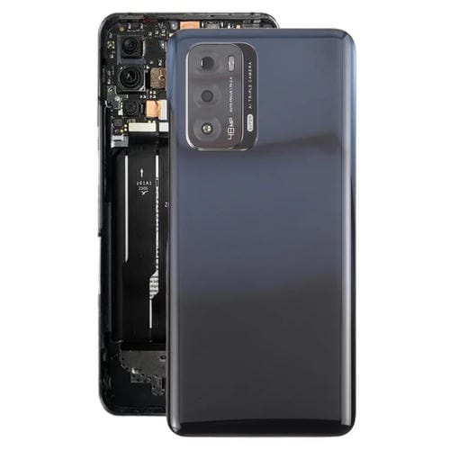 Battery Back Cover with Adhesive ZTE Blade V40 Camera Lens Cover (Black)