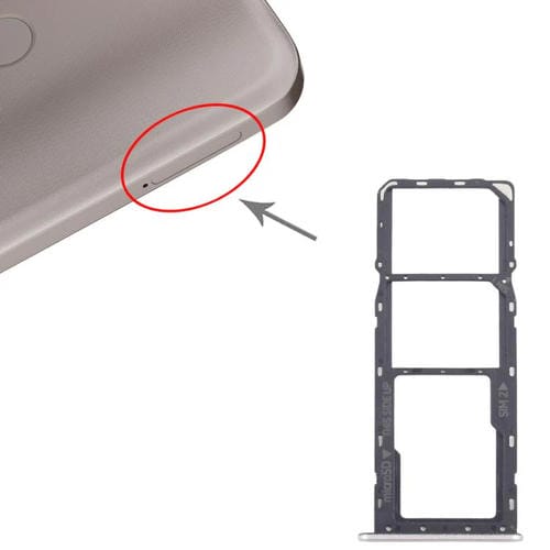 Original Nokia C22 SIM Card Tray + Micro SD Card (Gold)