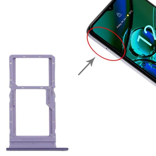 Bandeja Tarjeta SIM Original Nokia G42 + Bandeja Micro SD (Morado)
