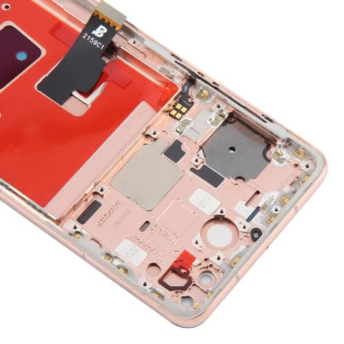 Schermo Completo TFT Huawei P40 e Cornice senza Identificazione delle Impronte (Rosa)