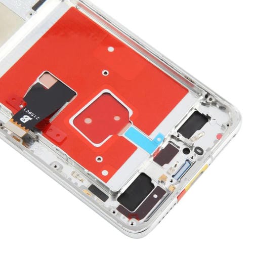 Schermo Completo TFT Huawei P40 con Cornice senza Identificazione delle Impronte (Argento)