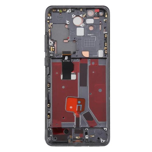 Écran complet TFT Huawei P40 Pro avec cadre sans capteur d'empreintes digitales (noir)