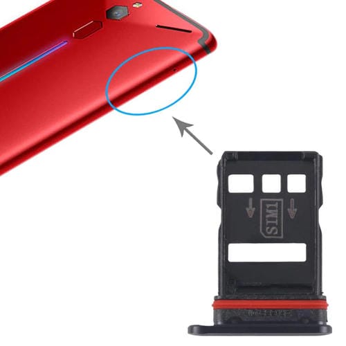 SIM Card Tray (Black) ZTE Nubia Red Magic 6S Pro