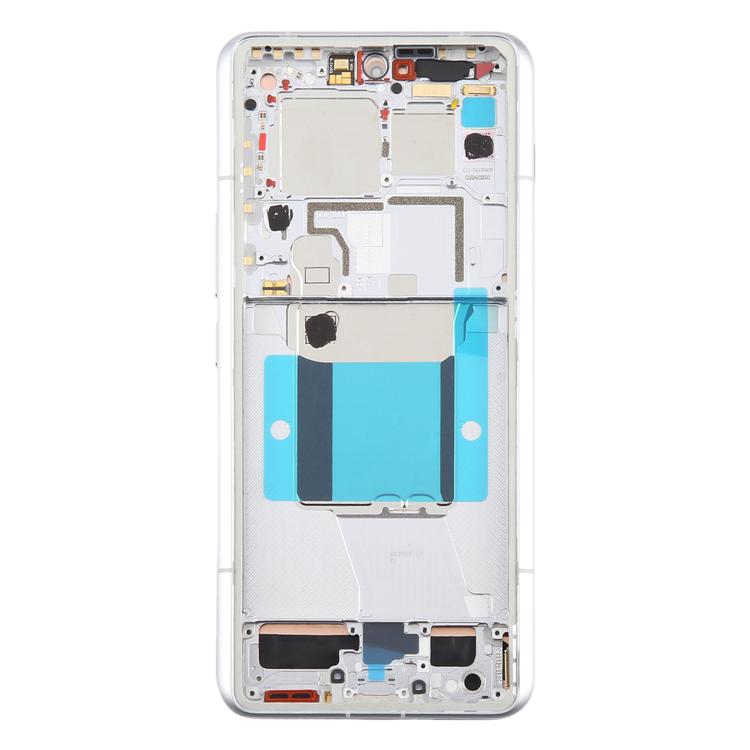 Schermo Completo Originale Ultra AMOLED Xiaomi 14 con Cornice (Argento)
