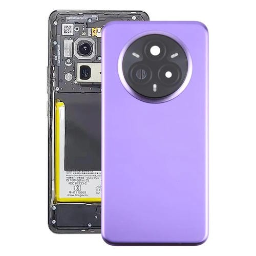 Coperchio posteriore della batteria Realme 14 Pro+ con copertura lente della fotocamera (Viola) Originale