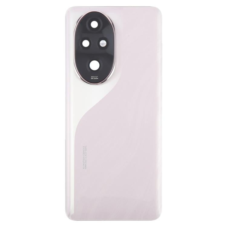 Tapa trasera de batería OEM con tapa para lente de cámara para Honor 200 Pro (rosa)