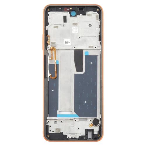 Zentraler Rahmen und Boost Mobile Celero 5G Lünette (Orange)