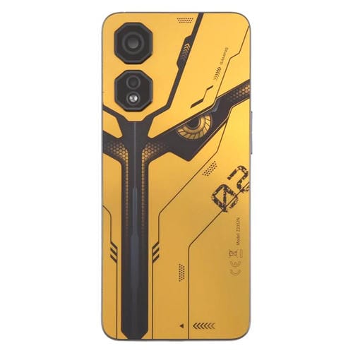 Back Cover of Plastic Battery with Camera Lens Cover Zte Nubia Neo 2 Z2352N (Yellow)