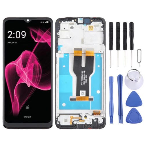 Full Screen with Frame T-Mobile Revvl 6X 5G (Black)