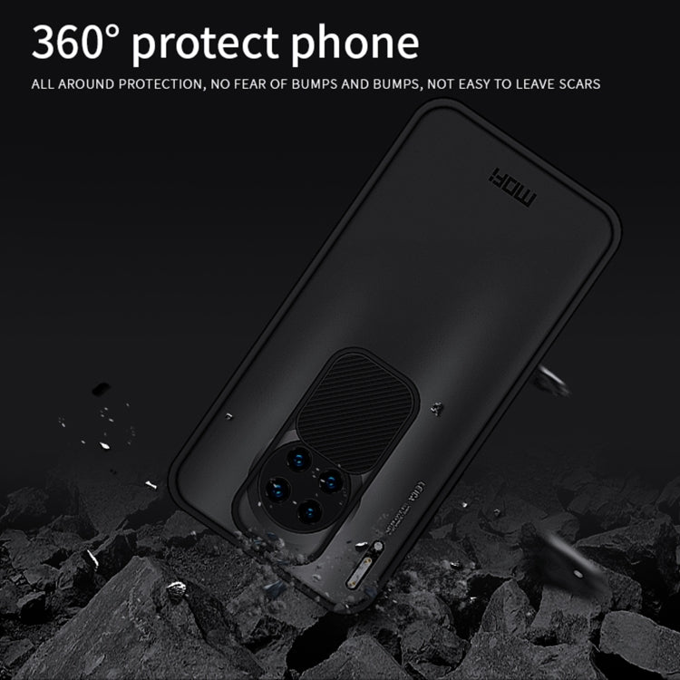 Para Huawei Mate 30 Pro MOFI Xing Dun Series PC + TPU Anti-peep Carcasa protectora todo incluido impermeable y anti-caída, Translúcido Frosted (Morado)