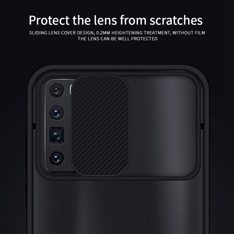 Para Huawei nova 7 Pro MOFI Xing Dun Series PC + TPU Anti-peep Carcasa protectora todo incluido impermeable y anti-caída, Translúcido Frosted (Rojo)