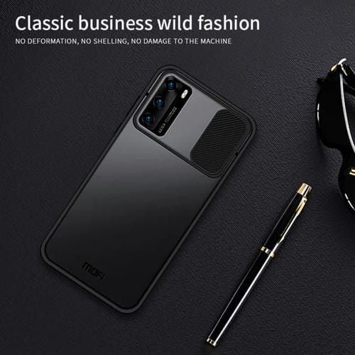 Para Huawei P40 MOFI Xing Dun Series PC + TPU Anti-peep Carcasa protectora todo incluido impermeable y anti-caída, translúcido mate (púrpura)