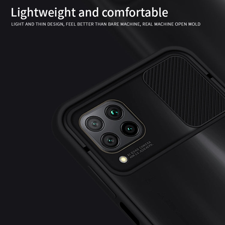 Para Huawei P40 lite MOFI Xing Dun Series PC + TPU Anti-peep Carcasa protectora todo incluido impermeable y anti-caída, Translúcido esmerilado (Verde)