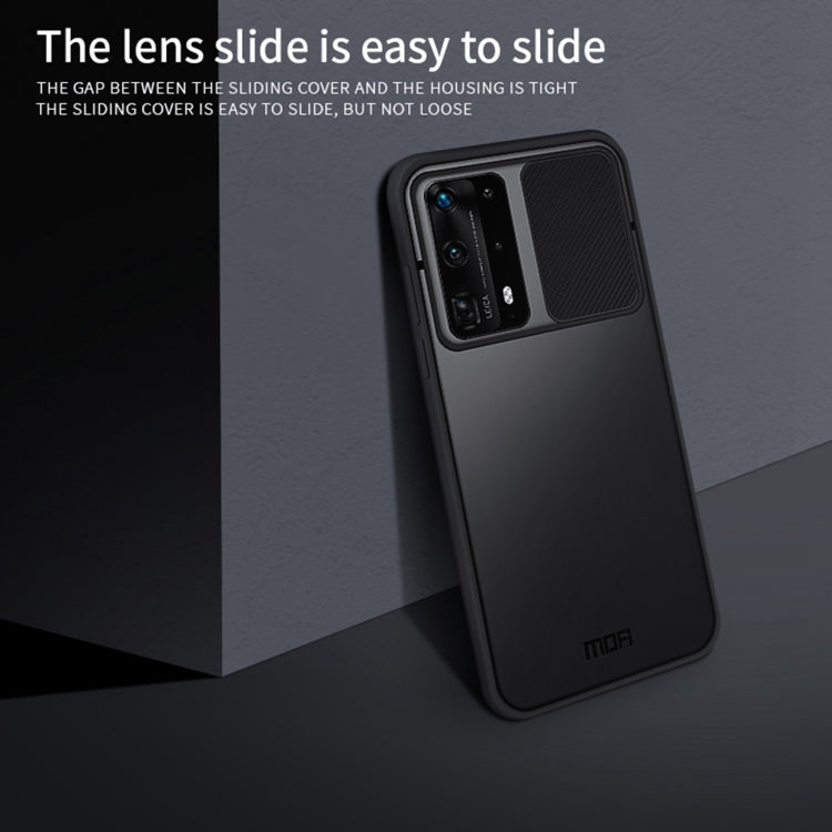 Para Huawei P40 Pro + MOFI Xing Dun Series PC + TPU Anti-peep Carcasa protectora todo incluido impermeable y anti-caída, Translúcido esmerilado (Verde)