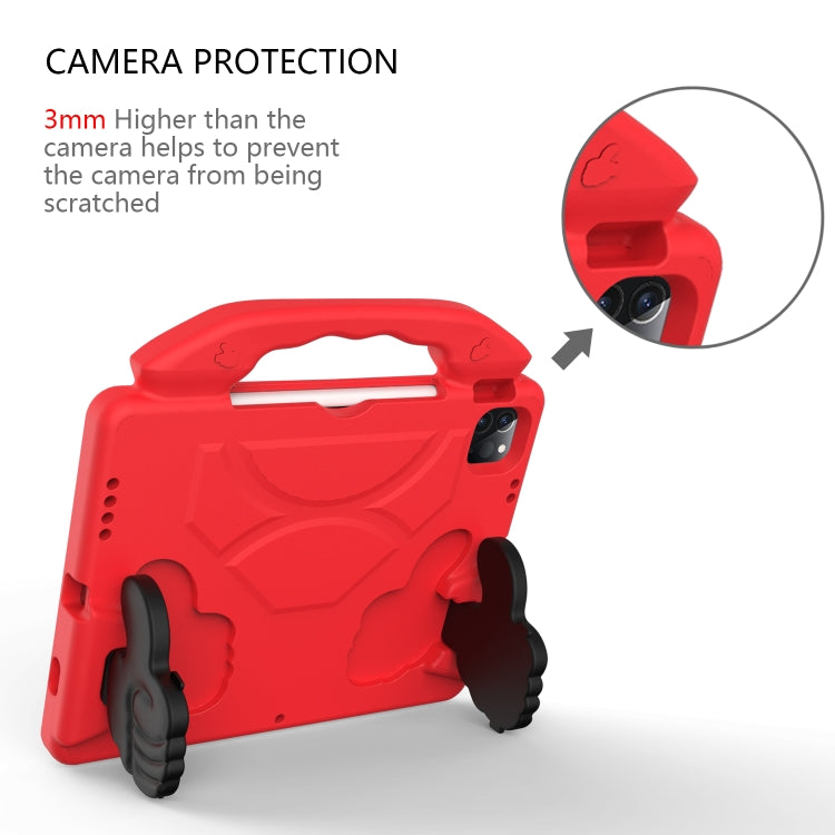Funda para Tableta Niños Eva a Prueba de Choques con Soporte para iPad Air 2022 /2020 10.9 (Rojo)