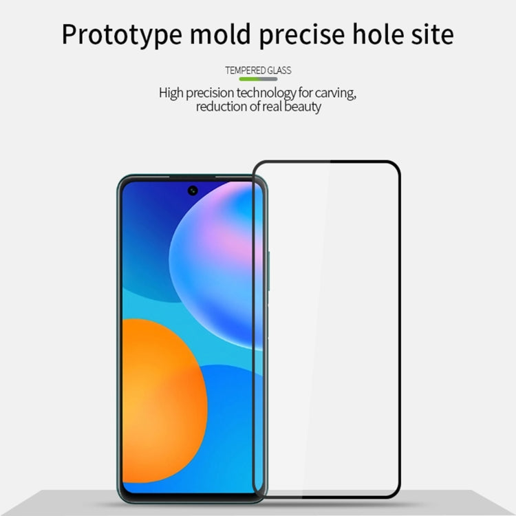 Para Huawei P SMART 2021 PINWUYO 9H 2.5D Película de vidrio templada de pantalla completa (Negro)