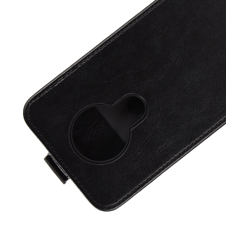Para Nokia 3.4 R64 Funda protectora de cuero con solapa vertical con textura con ranuras para tarjetas y marco de fotos