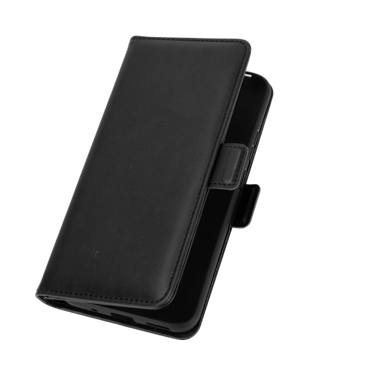 Para Nokia 3.4 Estuche de cuero abatible horizontal con hebilla magnética de doble cara con soporte, ranuras para tarjetas y billetera (negro)