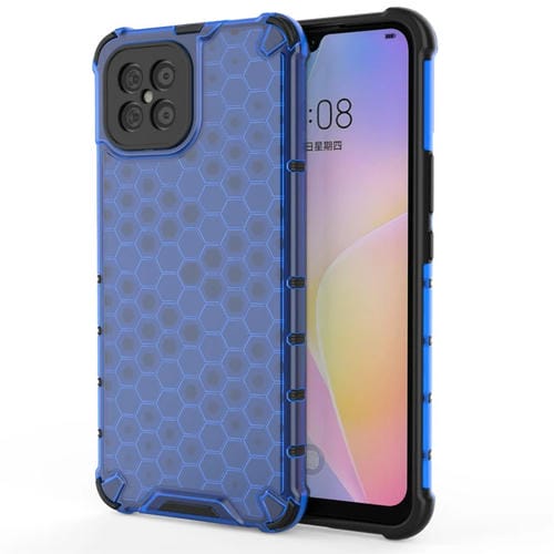 Para Huawei nova 8 SE a prueba de golpes Honeycomb PC + funda de TPU (azul)