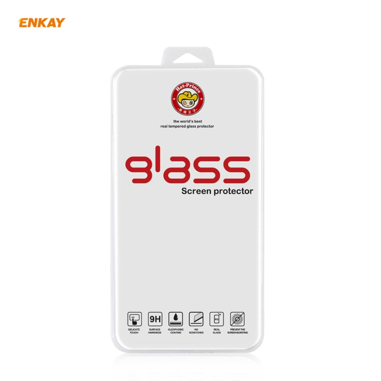 Para Motorola Moto G 5G ENKAY Hat-Prince 0.26mm 9H 2.5D Película de vidrio templado con borde curvo