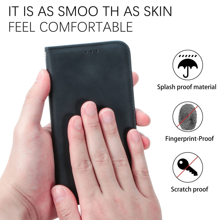 Para Nokia 5.4 Retro Skin Feel Business Funda de cuero con tapa magnética horizontal con soporte, ranuras para tarjetas, billetera y marco de fotos