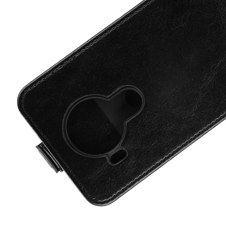 Para Nokia 5.4 R64 Funda protectora de cuero con solapa vertical con textura con ranuras para tarjetas y marco de fotos