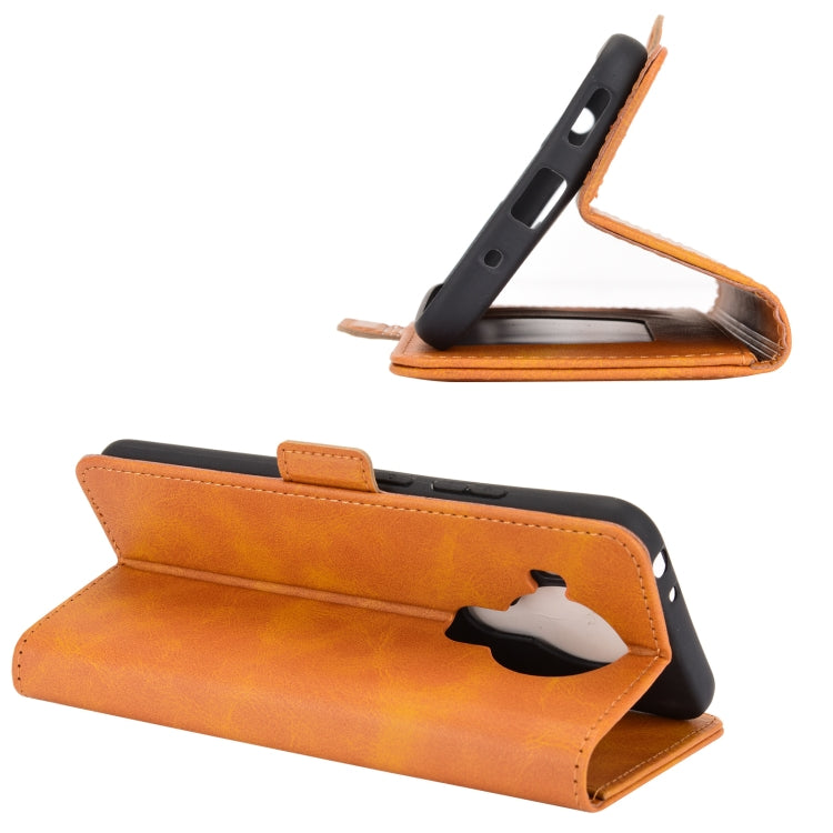 Para Nokia 5.4 Funda de cuero con tapa horizontal con hebilla magnética de doble cara con soporte, ranuras para tarjetas y billetera