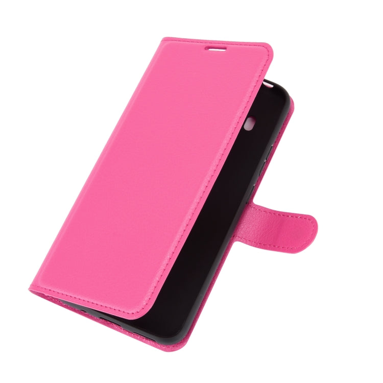 Para Nokia 5.4 Funda protectora con tapa horizontal con textura de litchi con soporte, ranuras para tarjetas y billetera