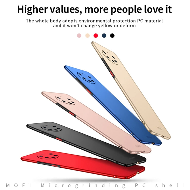 Para Huawei Mate 40 Pro + MOFI Frosted PC Estuche rígido ultrafino (negro)