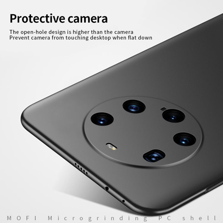 Para Huawei Mate 40 Pro + MOFI Frosted PC Estuche rígido ultrafino (negro)