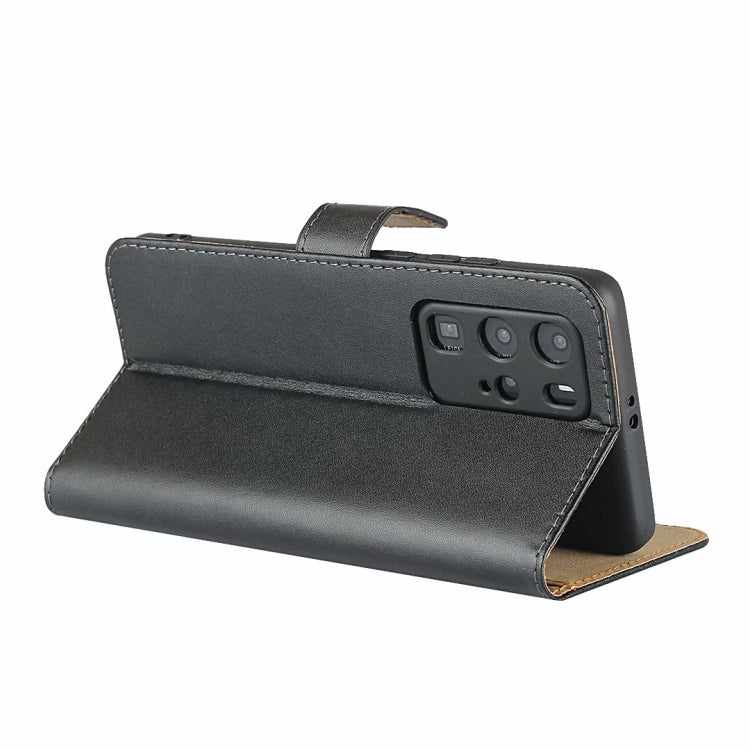 Funda horizontal de cuero de piel de cuero de piel de cuero con cierre magnético y tragamonedas y carreteras para Huawei P40 Pro (Negro)