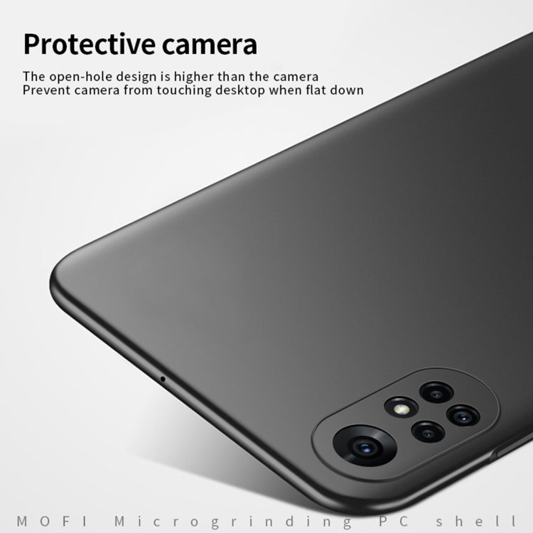 Para Huawei Nova 8 Mofi Frosted PC Funda Duro Ultra-Thin (Azul)