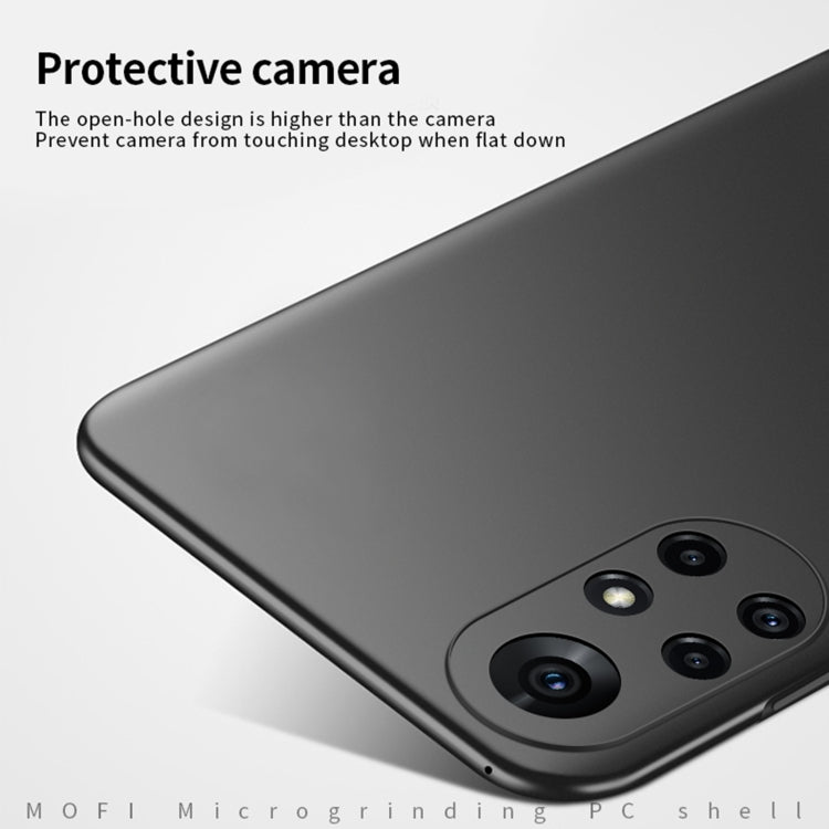 Para Huawei Nova 8 Pro Mofi Frosted PC Funda Duro Ultra-Thin (Azul)