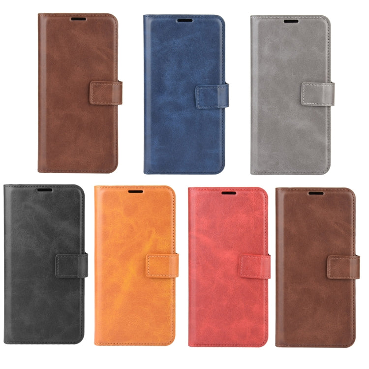 Para Huawei P50 Retro Becerro patrón Hebilla Horizontal Flip Funda de cuero con soporte y tragamonedas y billetera (Negro)